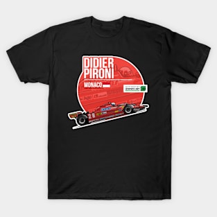 Didier Pironi 1981 Monaco T-Shirt